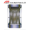 Square Shape Panoramic Elevator with Machine Room